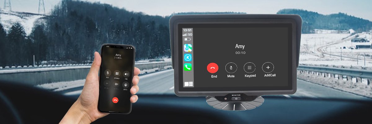 10.1 Inch Wireless CarPlay Vehicle Monitors