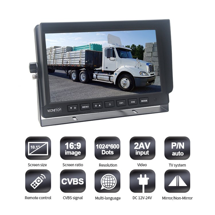 10.1" Standard Definition Rear View Monitor