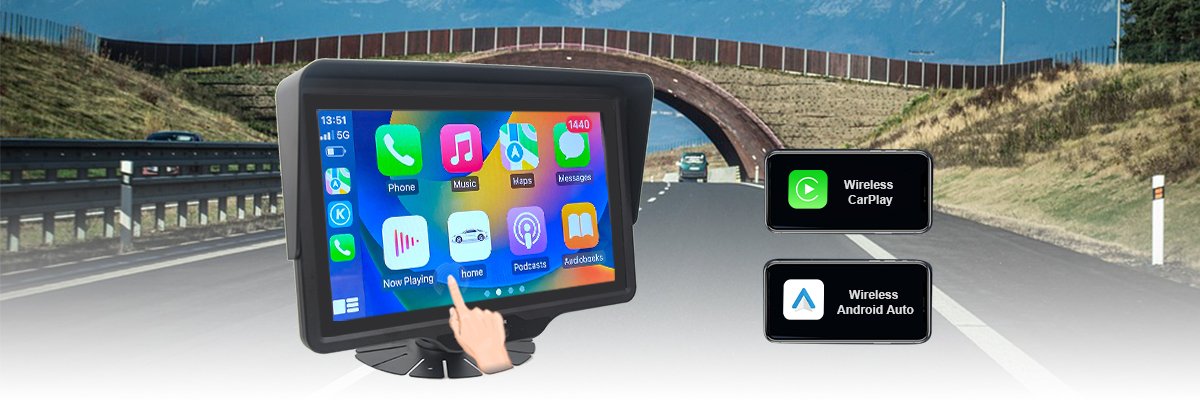 10.1 Inch Wireless CarPlay Vehicle Monitors